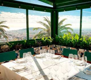 los mejores restaurantes con vistas de Barcelona
